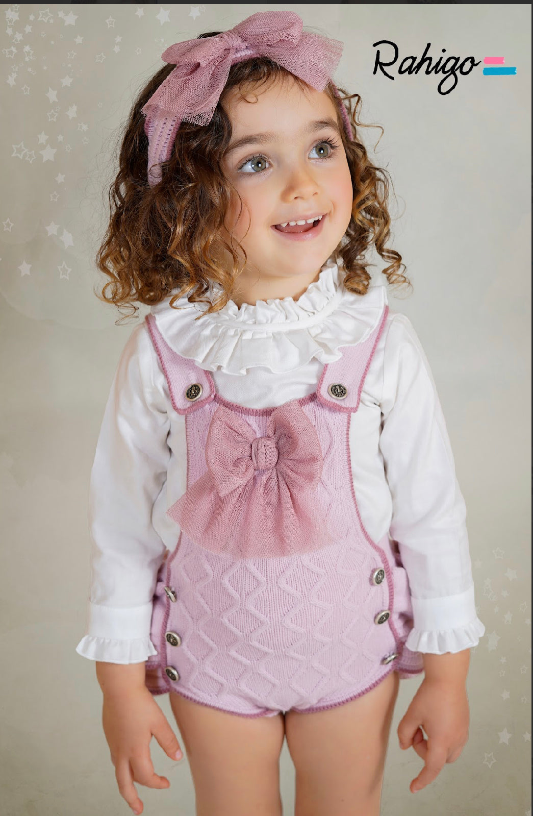 Rahigo Girls 3 Piece Hbar Set with Socks - Pink
