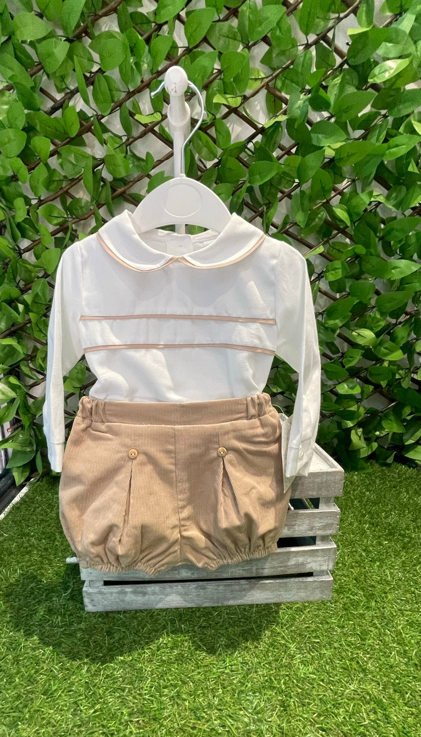Boys 2 Piece Set - Camel