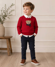 Load image into Gallery viewer, Mayoral Boys 3 Piece Teddy Set - Red