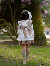 Load image into Gallery viewer, Babine Girls Double Bow Carousel Dress - Blue