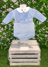 Load image into Gallery viewer, Baby Boy Knitted Hbar Set - Baby Blue