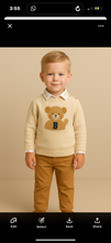 Load image into Gallery viewer, Mayoral Boys 3 Piece Camel Teddy Set