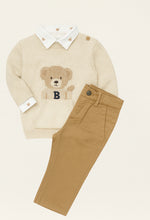 Load image into Gallery viewer, Mayoral Boys 3 Piece Camel Teddy Set