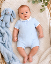 Load image into Gallery viewer, Pastel &amp; Co Harry Lovely Layette Romper- Blue 🩵