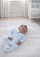 Load image into Gallery viewer, Little Stars Baby Boys Babygrow - Baby Blue