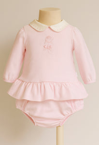 Pastel & Co Pink Rose Jam Pant Set - Pink