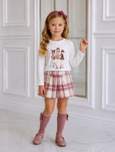 Load image into Gallery viewer, AW25 Girls Mayoral Top and Shorts Set Cherry