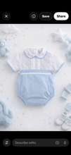 Load image into Gallery viewer, Boy 2 Piece Jam Pant Set Sizes- Baby Blue