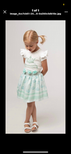 Load image into Gallery viewer, Caramelo Kids Girls Crown Skirt Set - Mint