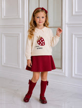 Load image into Gallery viewer, Mayoral Girls Knitted Top and Skirt Set - Red