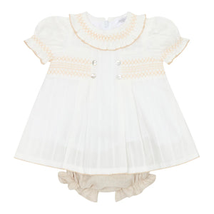 Deolinda Baby Girls Chantily Dress & Bloomers