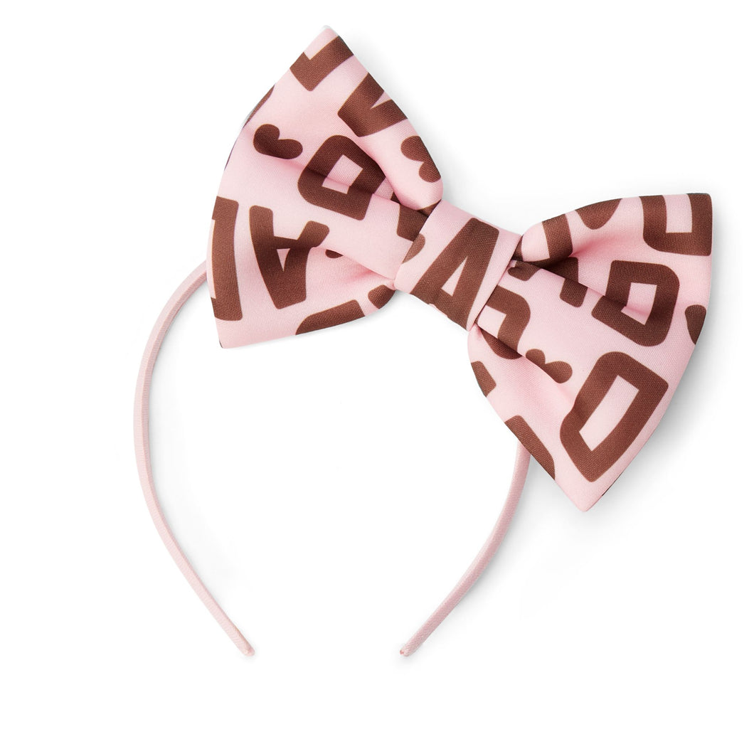 A Dee Girls Margo Headband - Pink Chocolate Brown
