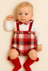 Boys Deolinda Hbar Tartan Set