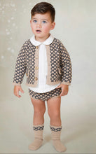 Load image into Gallery viewer, Pre-Order Rahigo Boys 3 Piece Jam Pant Set - Camel &amp; Navy (Socks sold separately)