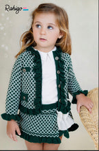 Load image into Gallery viewer, Rahigo Girls 3 Piece Skirt Set with Socks - Green