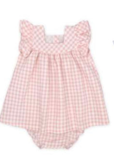 Rapife Girls Check Dress & Pants - Pink 🩷