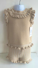 Load image into Gallery viewer, Rahigo Girls Skort Set - Camel &amp; Blue