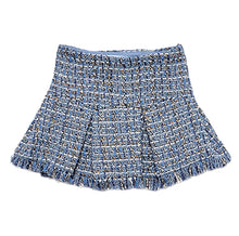 Load image into Gallery viewer, Abel &amp; Lula Girls Tweed Jacket &amp; Skirt Set - Sky Blue