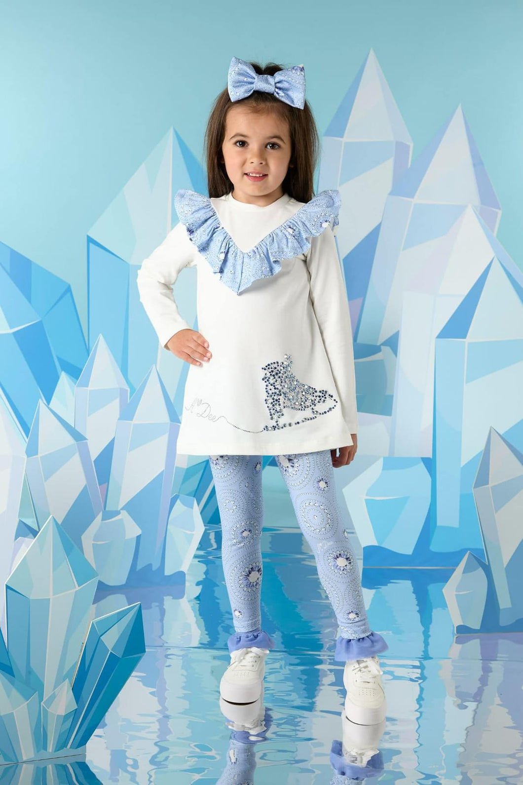 A DEE
A Dee On Ice Pearl Ice Skate Legging Set - Snow White