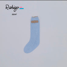 Load image into Gallery viewer, Pre-Order Rahigo Girls 3 Piece Set with Socks - Blue &amp; Camel