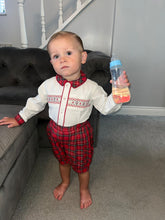 Load image into Gallery viewer, Pretty Originals Boys Smocked Tartan Set