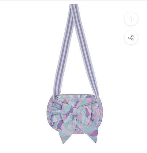 A Dee Nerris Pastel Print Neoprene Bag - Lilac