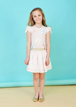 Load image into Gallery viewer, Neon Girls Bow Skirt Set - Camel 🤎