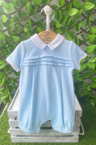 Emily et Rose Boys Baby Blue Romper