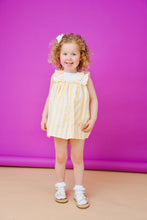 Load image into Gallery viewer, Deolinda Baby Girls Sunny Dress &amp; Bloomers - Yellow &amp; White