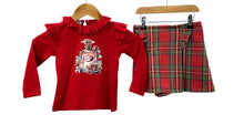 Load image into Gallery viewer, Neon Tartan Skort Set - Red