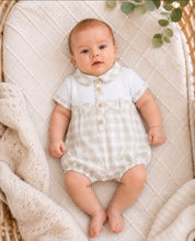 Load image into Gallery viewer, Pastels &amp; Co Alcoig  Sandcastles Romper- Beige