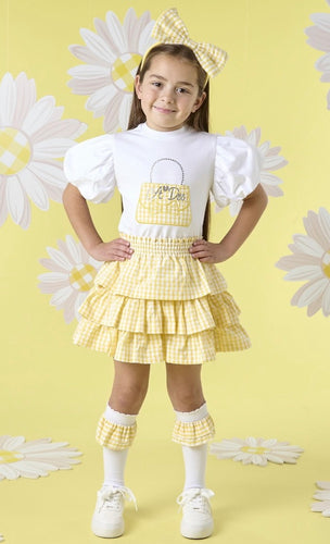 A Dee Dolores Skirt Set - Bright White