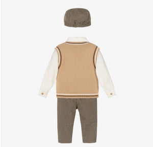 Beau Kids 4 Piece Tweed Set