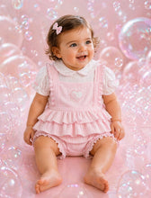 Load image into Gallery viewer, Pastel &amp; Co Helena Lovely Layette 2 Piece Romper - Pink 🩷