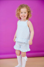 Load image into Gallery viewer, Rapife Girls Checked Short Set - Blue 💙