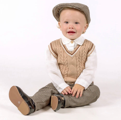 Beau Kids 4 Piece Tweed Set