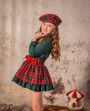 Load image into Gallery viewer, Babine Girls H Bar Skirt Set - Red, Green &amp; Gold (Beret Sold Separately)