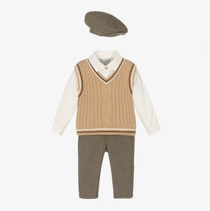 Beau Kids 4 Piece Tweed Set