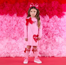 Load image into Gallery viewer, A Dee Girls Love Story Lotus Jersy Handbag Dress - Peony Pink