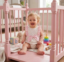 Load image into Gallery viewer, Rapife Summer Baby Girls Floral Ruffle Romper - Rose Pink