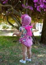 Load image into Gallery viewer, Babine Baby Girls Floral Dress &amp; Nicker Set - Hot Pink