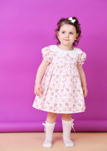 Load image into Gallery viewer, Deolinda Baby Girls Maria Pink Flower Dress and Bloomers