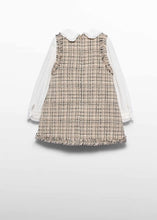 Load image into Gallery viewer, Pre-Order Abel &amp; Lula Girls' Tweed Pinafore Dress