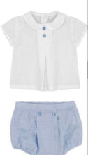 Load image into Gallery viewer, Rapife Baby Boys Waffle Jam Pant Set - Blue