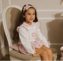 Load image into Gallery viewer, CHIC By Deolinda Girls Pink Chiffon &amp; Tweed Girls Puffball Skirt Set