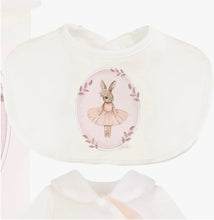 Load image into Gallery viewer, JAMIKS
Velour Eugenie Rabbit Bib - Pink