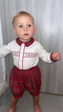 Load image into Gallery viewer, Pretty Originals Boys Smocked Tartan Set