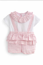 Load image into Gallery viewer, Girls Pink Tutto Romper