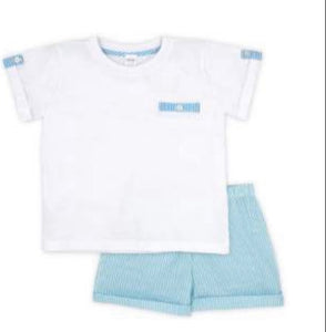 Rapife Baby Boys Turquoise Short Set