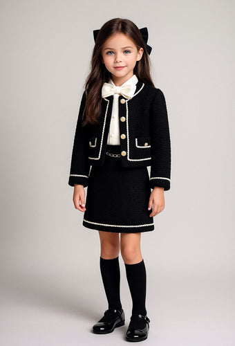 Abel & Lula High End Girls 3 Piece Channel Inspired Suit